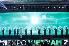 2025年越南国际半导体展览会开幕式。图自Vietnam+