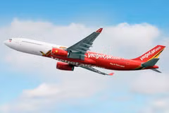 越捷航空为越南国庆节客流高峰期提供逾4400个航班。越捷航空供图