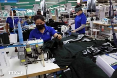 越南纺织厂。图自越通社