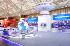 越通社在国家成就展的展位。图自越通社