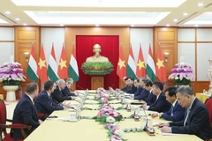 苏林总书记会见匈牙利总统舒尤克·道马什