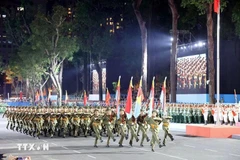 胡志明市举行最后一次合练彩排