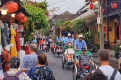 会安是国内外游客青睐的旅游目的地。图自越通社