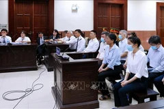 2025年5月8日,胡志明市高级人民法院继续开庭审理发生在全越石油运输与旅游有限责任公司(Xuyên Việt Oil公司)的案件。图自越通社