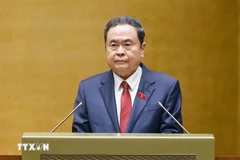 国会主席陈青敏。图自越通社