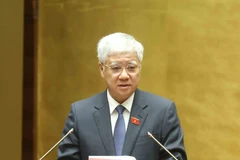越共中央政治局委员、中央书记处书记、祖国阵线中央委员会主席杜文战。图自越通社