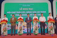 2025年安全水果与农产品博览会开幕式。图自越通社