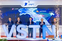 越南邮政电信集团首条连接越南与新加坡的VSTN陆地光缆线路正式投入运营.图自Vietnam+