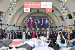 越南文化节在日本盛大开幕。图自越通社