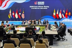 附图：东盟高官会现场。图自越通社