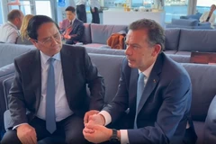 越南政府总理范明政会见葡萄牙总理路易斯·蒙特内格罗。图自越通社