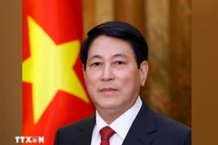 越南国家主席梁强。图自越通社