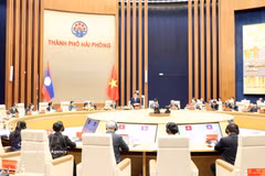 会议现场。图自越通社