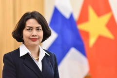 越南驻芬兰大使范氏清平。图自越通社