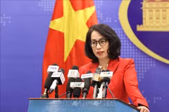 外交部发言人范秋姮。图自越通社