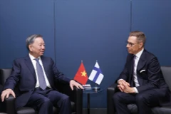 2024 年 9 月,越共中央总书记苏林会见芬兰共和国总统亚历山大·斯图布。图自越通社