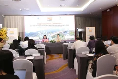 第三届岘港亚洲电影节新闻发布会。图自越通社