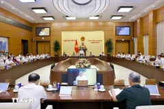 国会常委会第49次会议场景。图自越通社