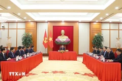 2025年4月4日，越共中央总书记苏林与美国总统唐纳德·特朗普就越美关系通电话。图自越通社