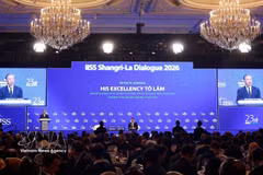 越共中央总书记、国家主席苏林在今年香格里拉对话会上发表的演讲。图自越通社