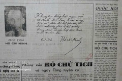 胡志明主席珍贵手迹：再现80年前首次全国普选的记忆
