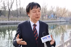 北京外国语大学东南亚研究中心主任米良教授。图自越通社