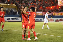 越南队首战大胜老挝 5-0。图自越通社