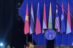 越南防空空军军种司令武鸿山少将率团出席会议。图自越通社