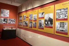 《革命之路——胡志明同志在中国》专题展览。图自越通社