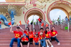 九·二国庆假期各地景点迎来旅游热潮。图自越通社