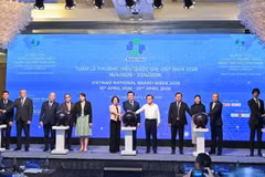 2026年越南国家品牌周及以“新纪元下的越南国家品牌”为主题的国家品牌论坛的开幕式。图自Vietnam+