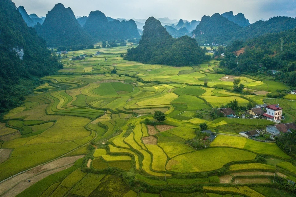 越南高平山水地质公园。（图片来源：越通社）