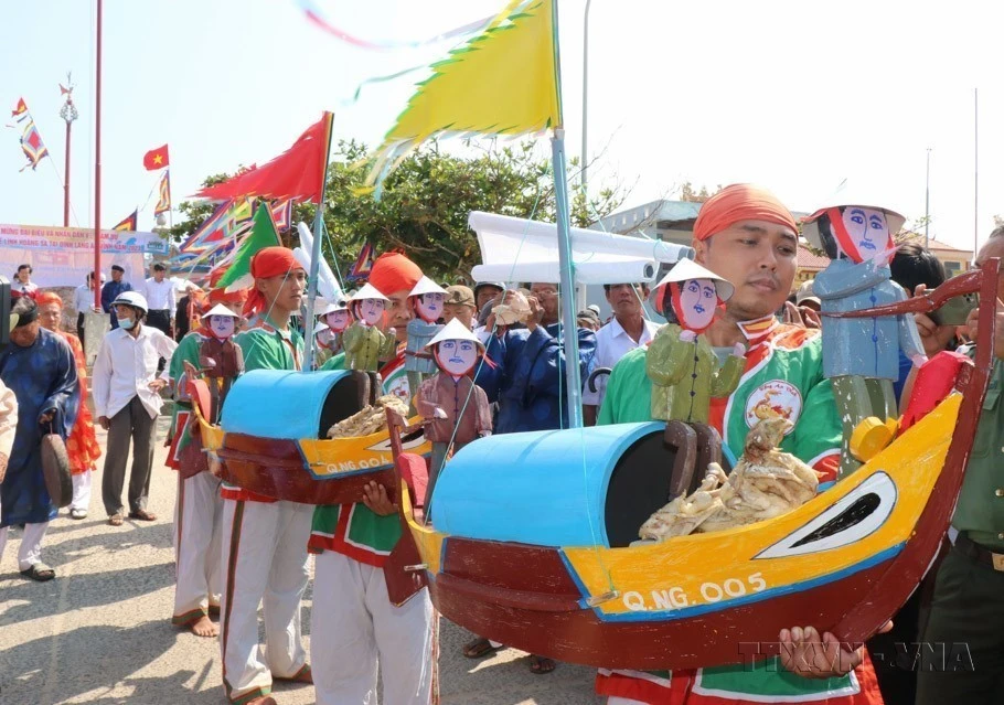 广义省的“黄沙兵替身祭礼”已被越南文化体育与旅游部列入国家级非物质文化遗产名单。图自越通社