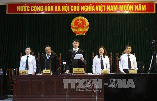 河内市人民法院对51名被告人作出判决。（图片来源：越通社）