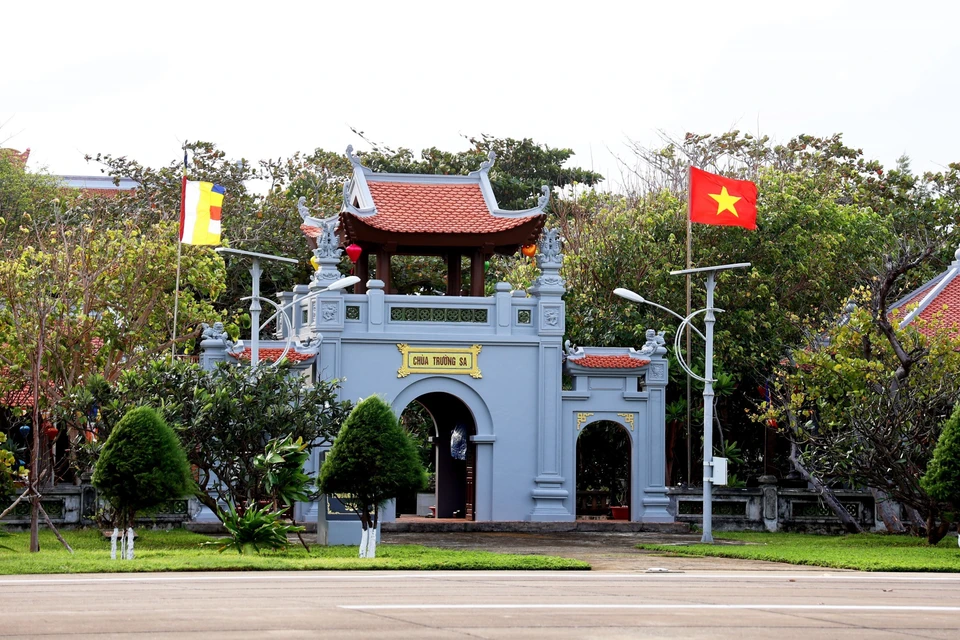 长沙寺坐落在长沙群岛中心地带。图自越通社