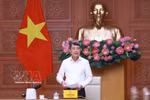 越南政府总理黎明兴发表讲话。图自越通社