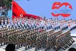 越南南方解放、国家统一50周年庆典阅兵游行总彩排全景