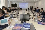 9月15日，由越南建设部副部长范明河率领的建设部工作代表团与法国核安全与辐射防护局（ASNR）举行工作会谈。图自越通社