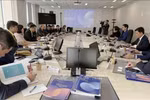 9月15日，由越南建设部副部长范明河率领的建设部工作代表团与法国核安全与辐射防护局（ASNR）举行工作会谈。图自越通社