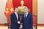 越共中央总书记苏林会见美国华平投资集团总裁