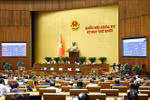 越南第十五届国会第十次会议通过人工智能法。图自越通社