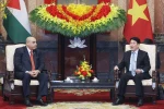 越南国家主席梁强、政府总理范明政分别会见约旦众议院议长卡迪