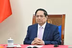 政府总理范明政与马来西亚总理安瓦尔·易卜拉欣通电话