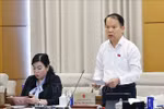 国会法律与司法委员会主席黄青松发表讲话。图自越通社