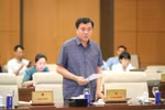 工贸部副部长阮生日新发表讲话。图自越通社
