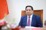 政府总理范明政与马来西亚总理安瓦尔·易卜拉欣通电话