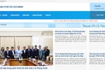 胡志明市人民委员会使用 hochiminhcity.gov.vn的域名。（屏幕截图）