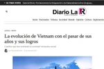 乌拉圭《Diario LaR》报刊登有关越南文化的文章。屏幕截图