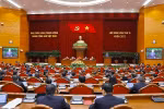 越南共产党第十三届中央委员会第十五次全体会议隆重开幕