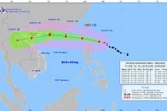 超强台风桦加沙向东海移动。图自互联网